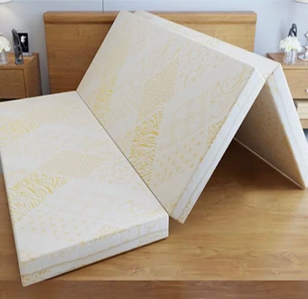 Áo bọc nệm gấp 3 dầy 10 phân vải gấm KT nhung cao cấp có dây khóa kéo bao bền không xù lông bền màu.