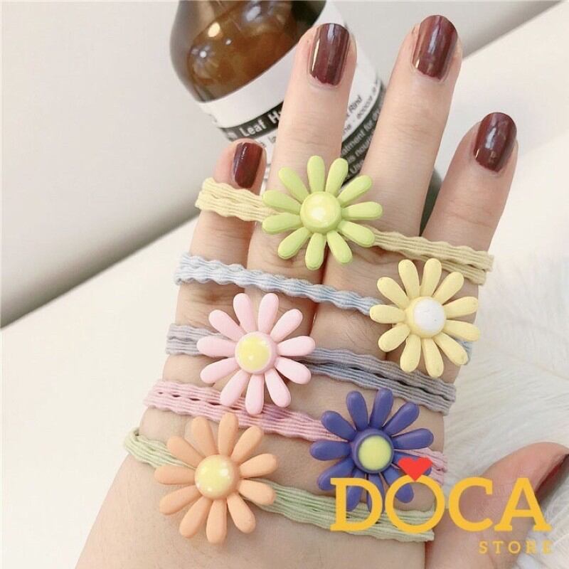 Dây cột tóc hoa cúc