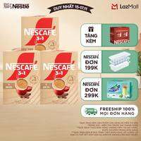 [ƯU ĐÃI THÁNG 11] Combo 3 Hộp Cà phê hòa tan NESCAFÉ 3IN1 VỊ KEM SỮA 20 gói