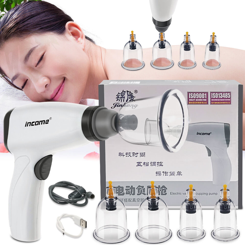 Bộ Massage Hút Chân Không Bằng Điện Với Cốc Hút Chống Bào - Bộ Vật Lý Trị Liệu Tại Nhà Cho Mọi Người
