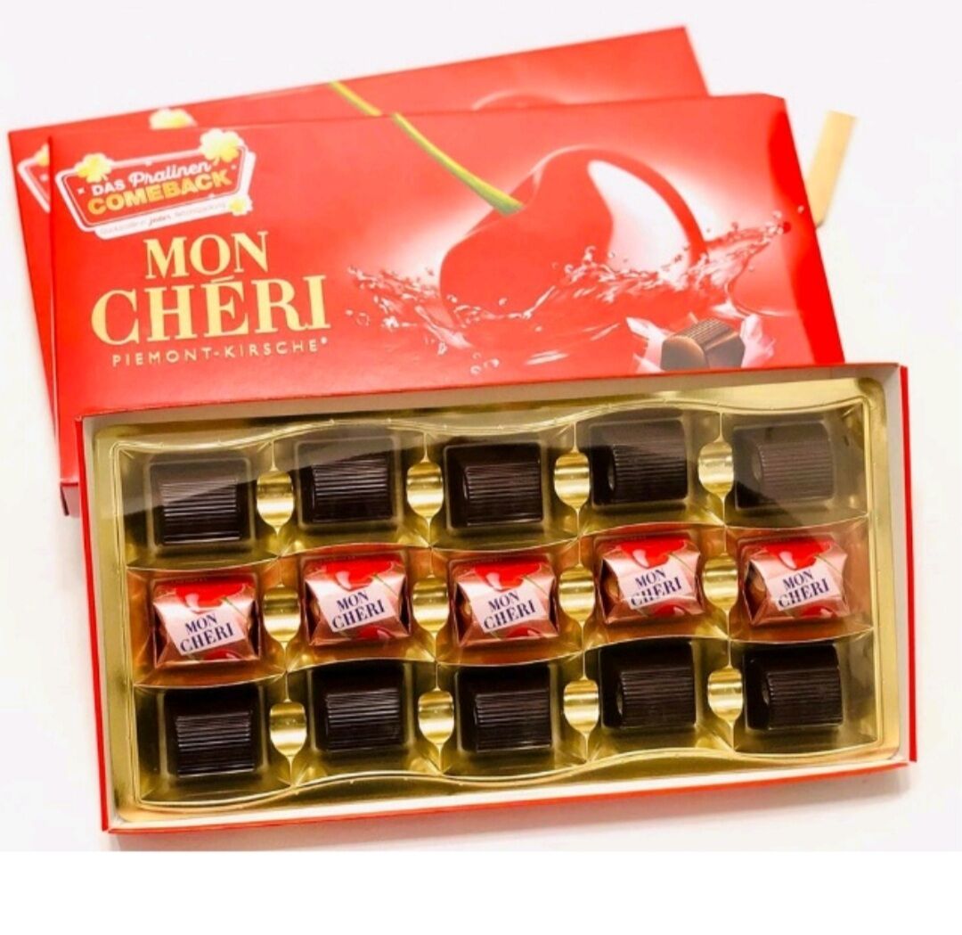 HỘP SOCOLA MON CHERI 157G (15 VIÊN)
