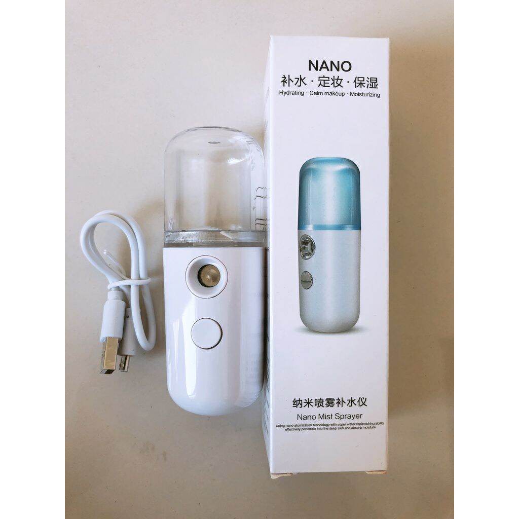 Máy phun sương xông mặt mini (màu trắng)