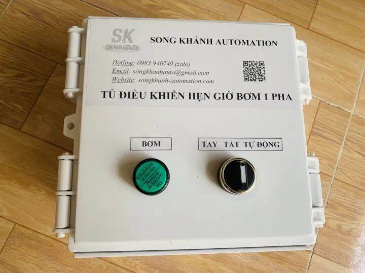 Tủ điều khiển bơm 1 pha, công suất 7kw