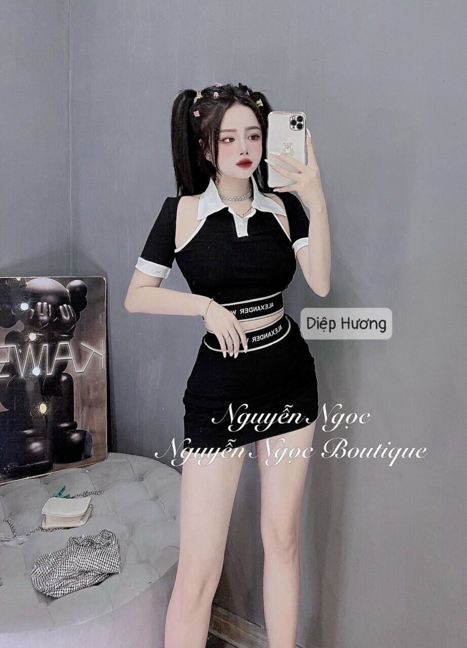 Sét bộ chân váy hàng đẹp ảnh thật