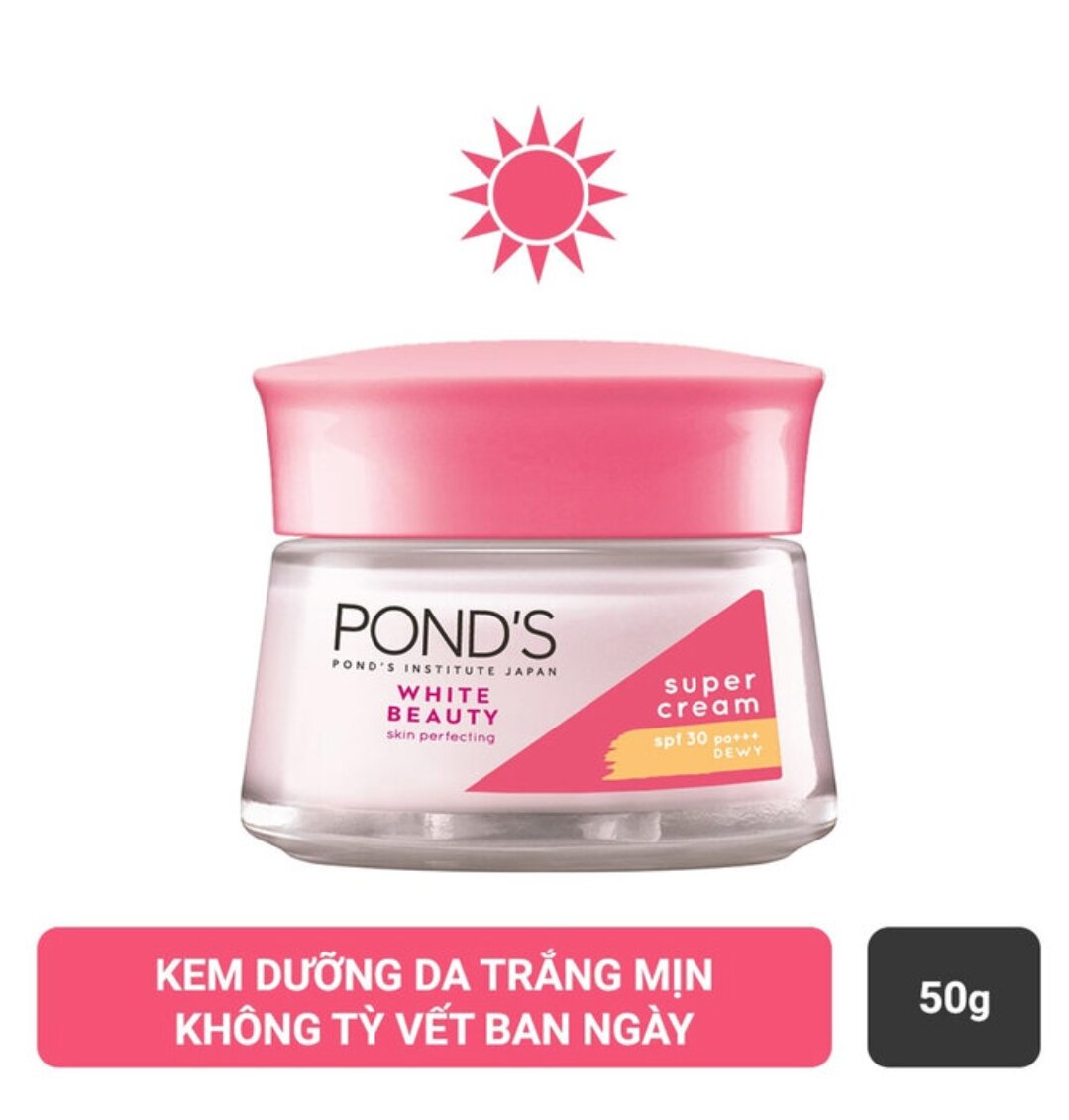 Kem Dưỡng Da Trắng Hồng Rạng Rỡ Ban Ngày Pond's White Beauty 30g & 50g