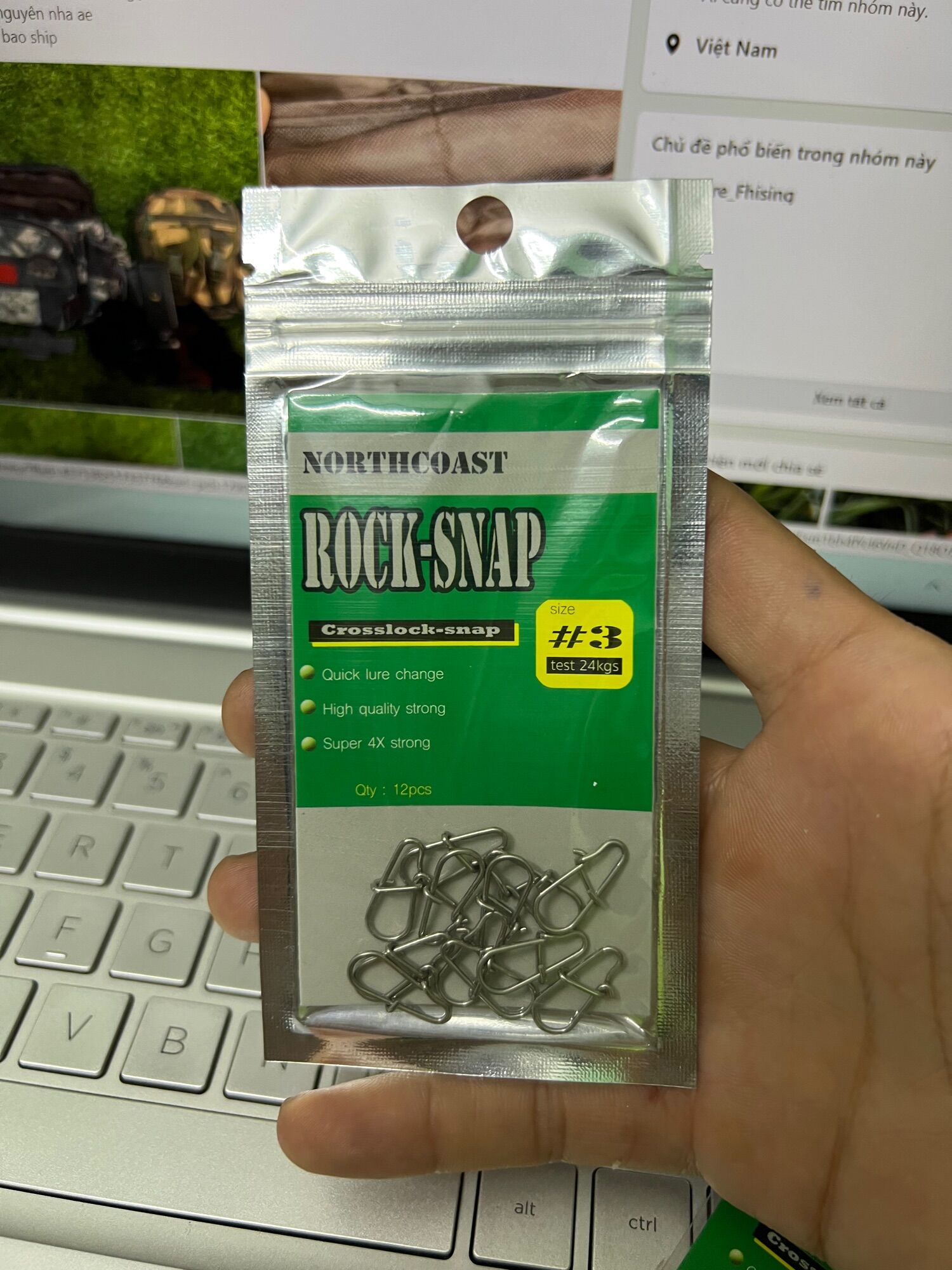 Khoá lure Snap thailand 100% nhập khẩu