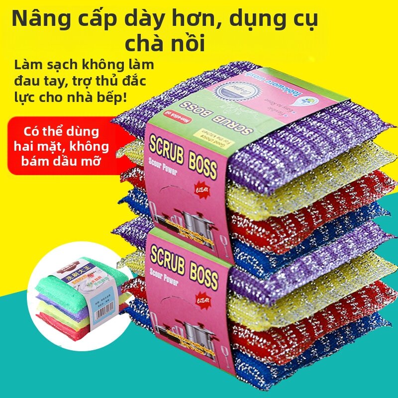 gumahus | Non Scratch Dual-Sided Cleaning Sponge Giá 201,000 Đồng*Miễn phí vận chuyển