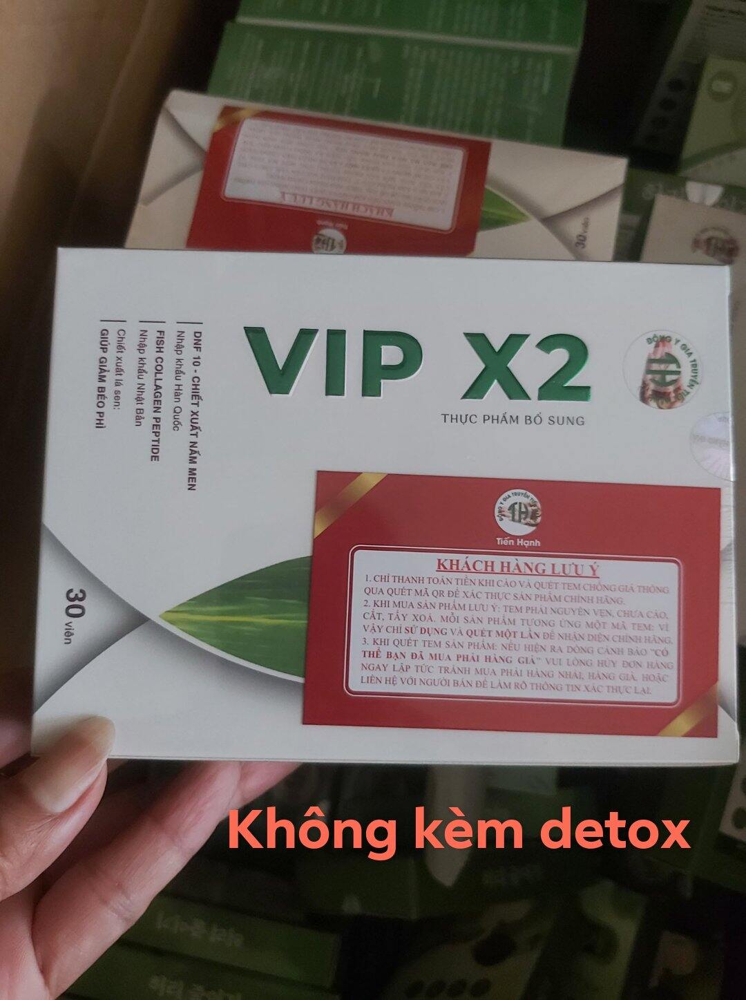 Giảm cân tiến hạnh vip x2 hộp 30 viên