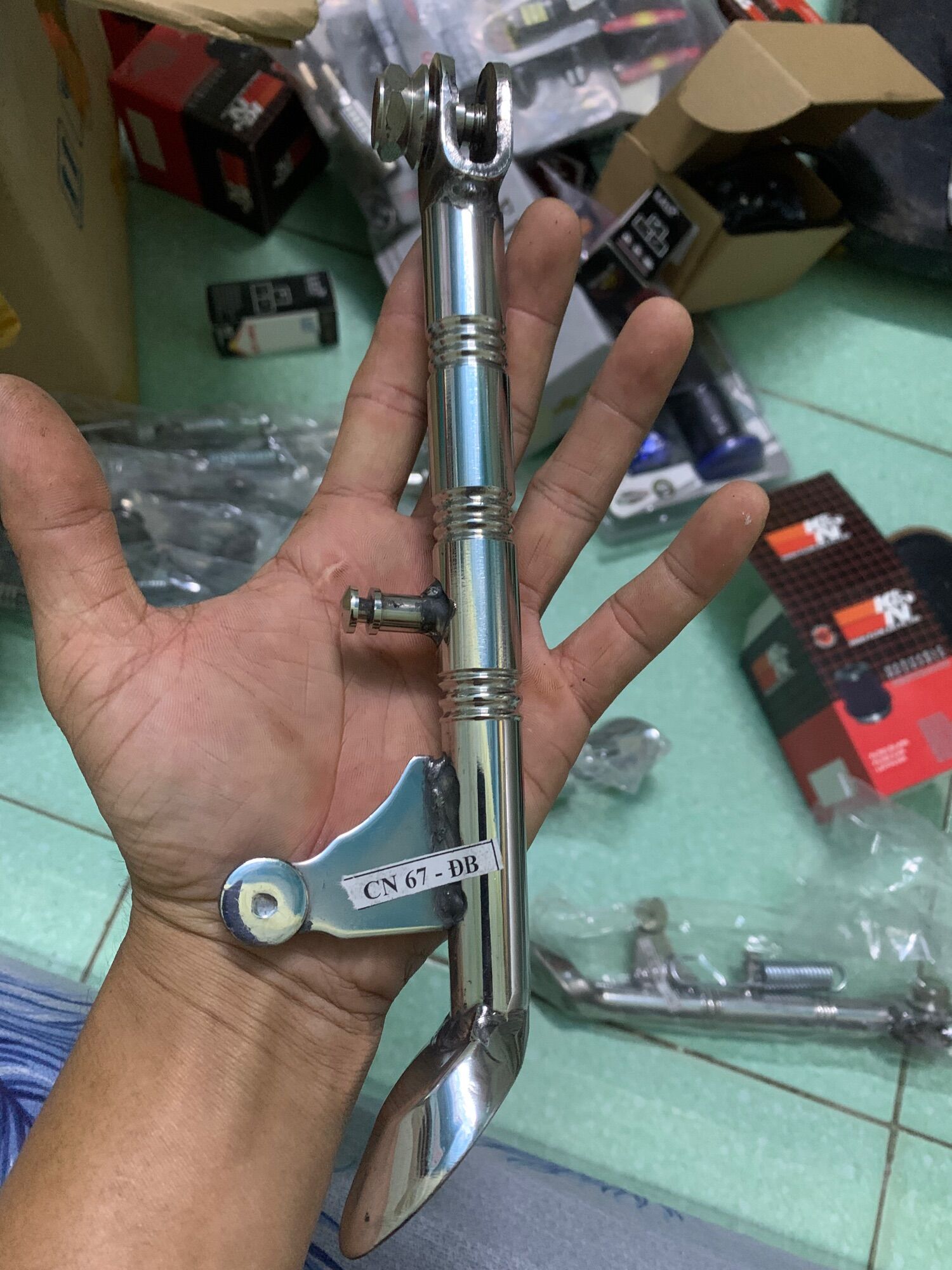Chân chống nghiêng inox (loại đặc biệt)