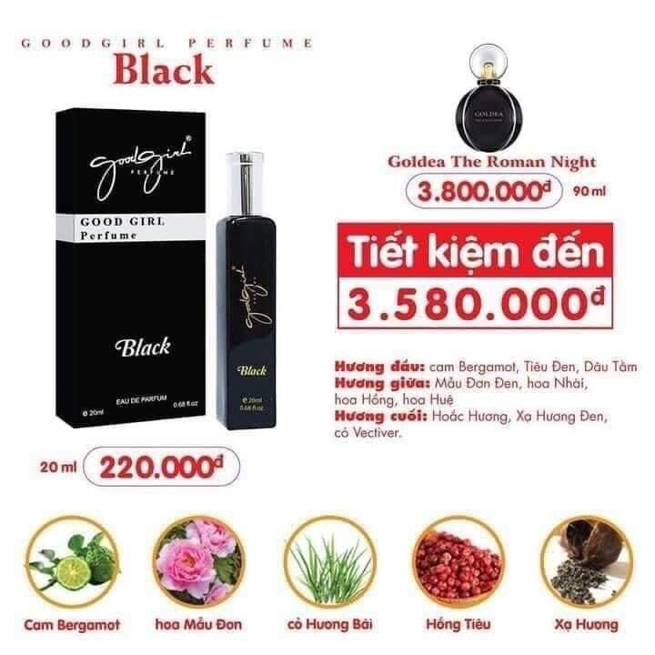 Nước hoa nữ good girl 20ml