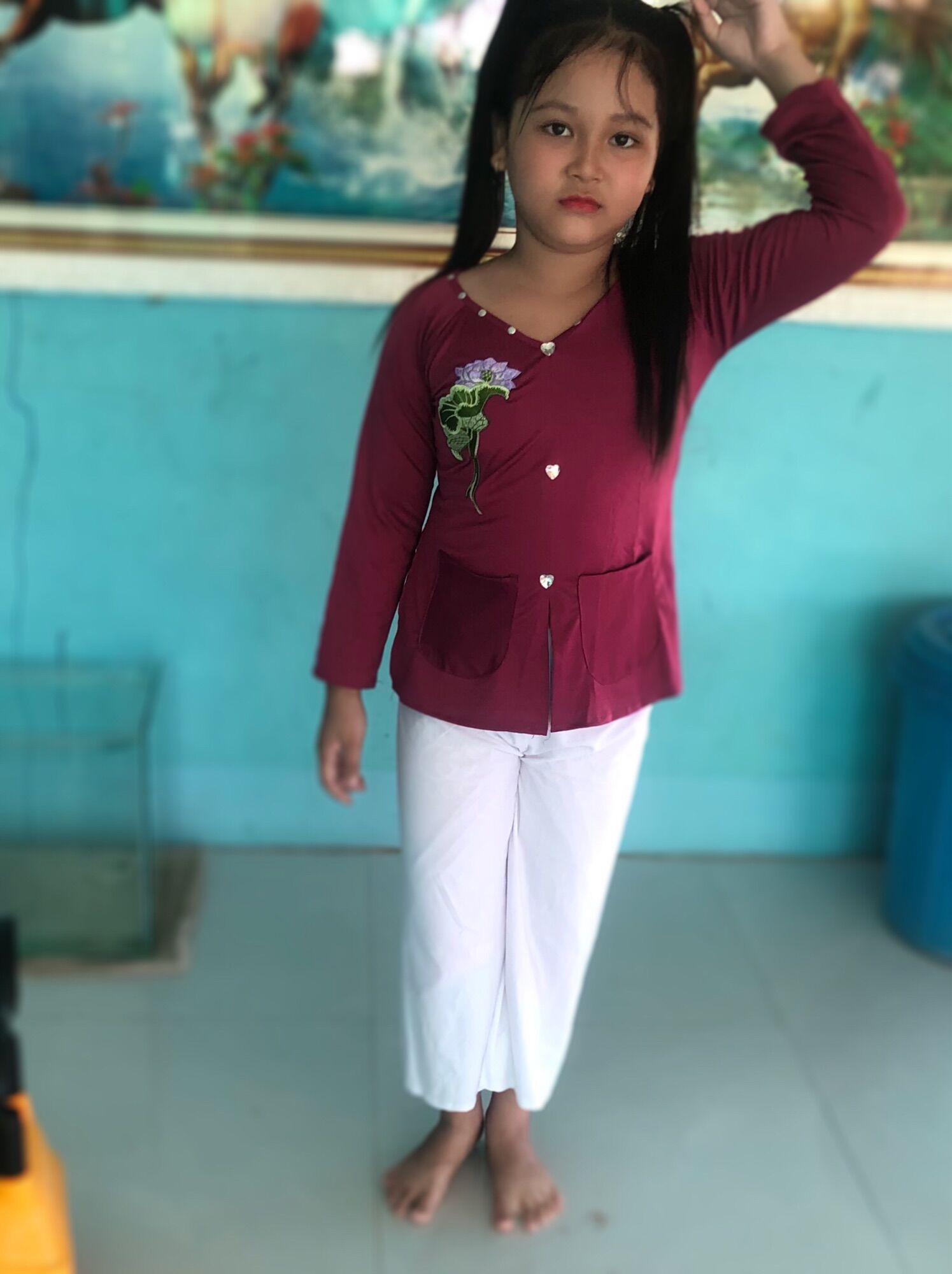 Bộ bà ba em bé size 2 (từ 11-13kg)