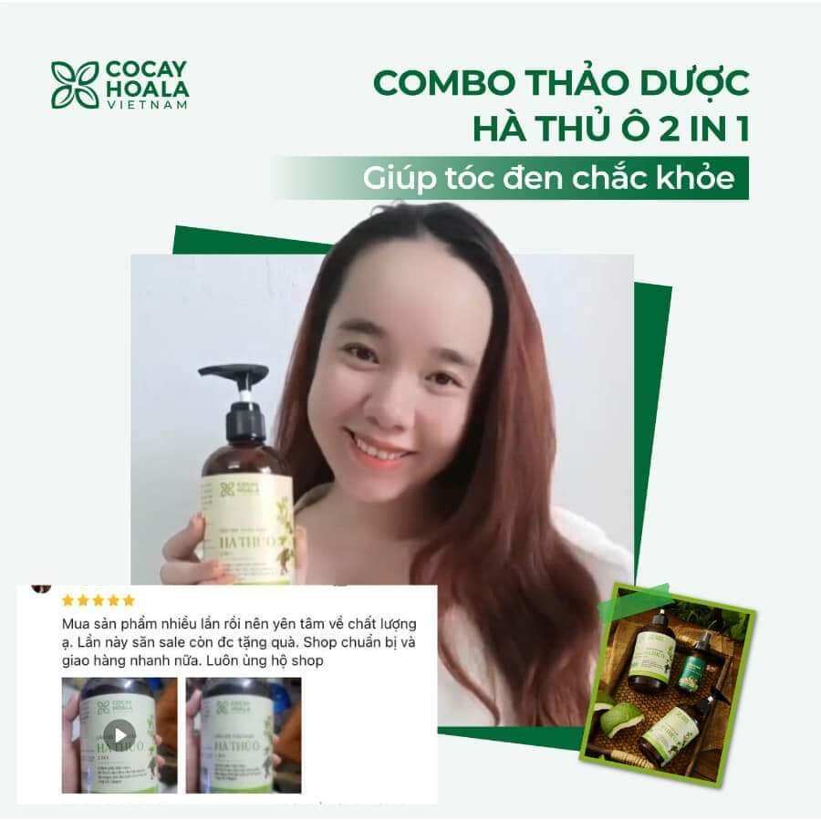 DẦU GỘI THẢO DƯỢC HÀ THỦ Ô - 300gr