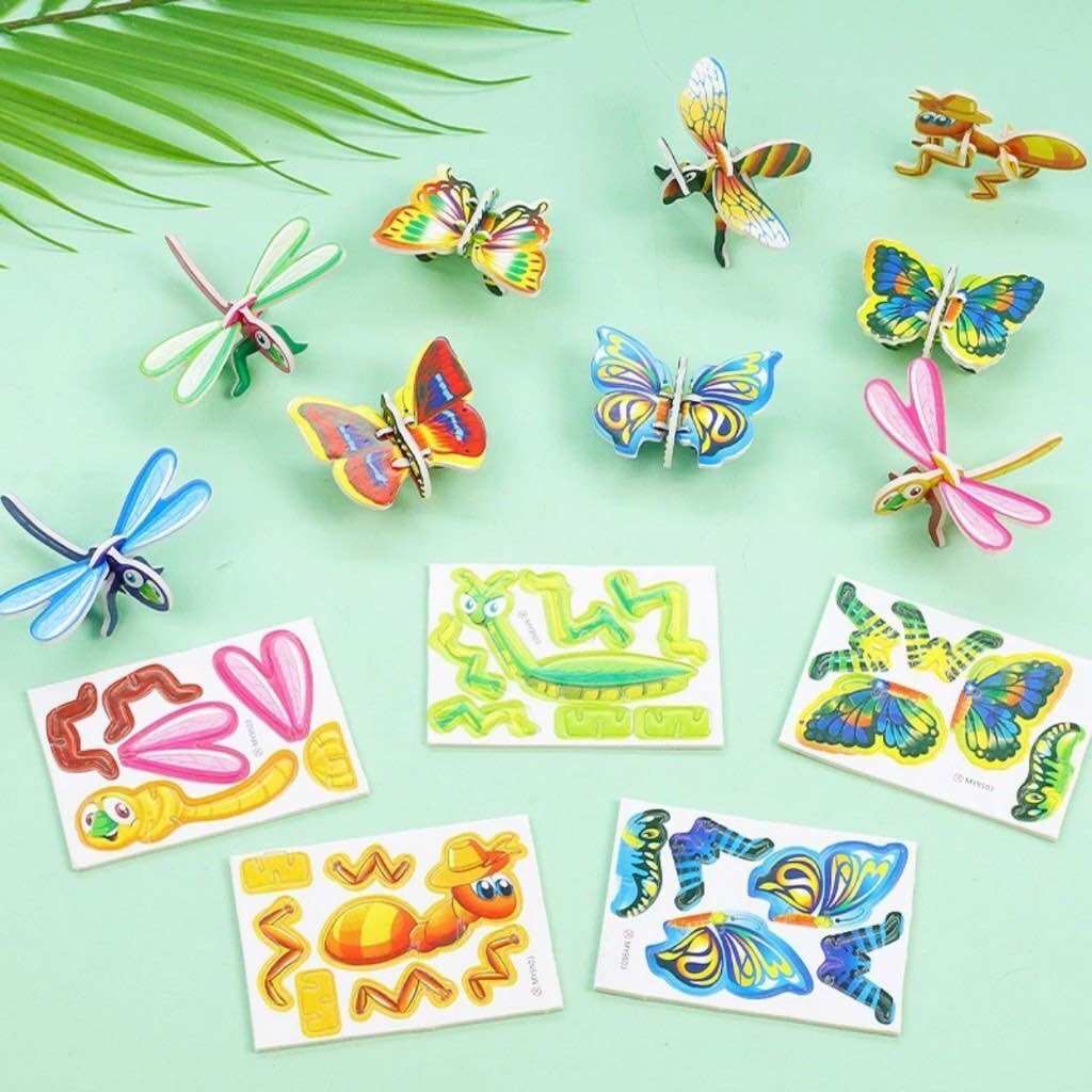 Sét 25 Bộ Đồ Chơi Xếp Hình Côn Trùng - Lắp Ráp Côn Trùng 3D