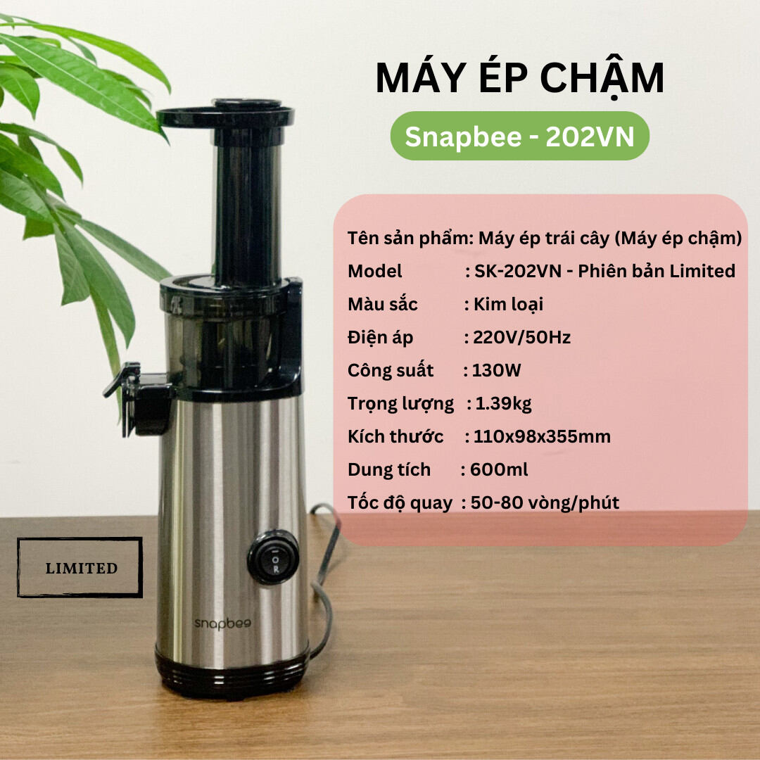 Máy Ép Chậm Snapbee- Bảo Hành Chính Hãng 24 Tháng