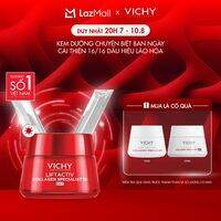 Kem dưỡng cải thiện trọn 16 dấu hiệu lão hóa, giảm nếp nhăn, săn chắc, sáng mịn dùng ban ngày Vichy Collagen 16 50ml