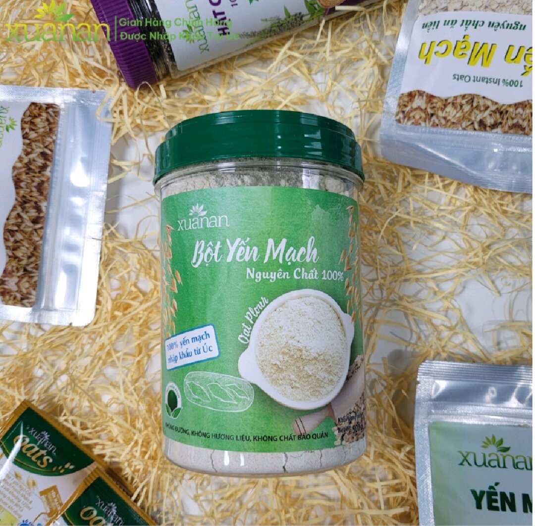 Bột Yến Mạch Nguyên Cám Xuân An Hủ 500gr ( Tặng Gói yến mạch 180gr)