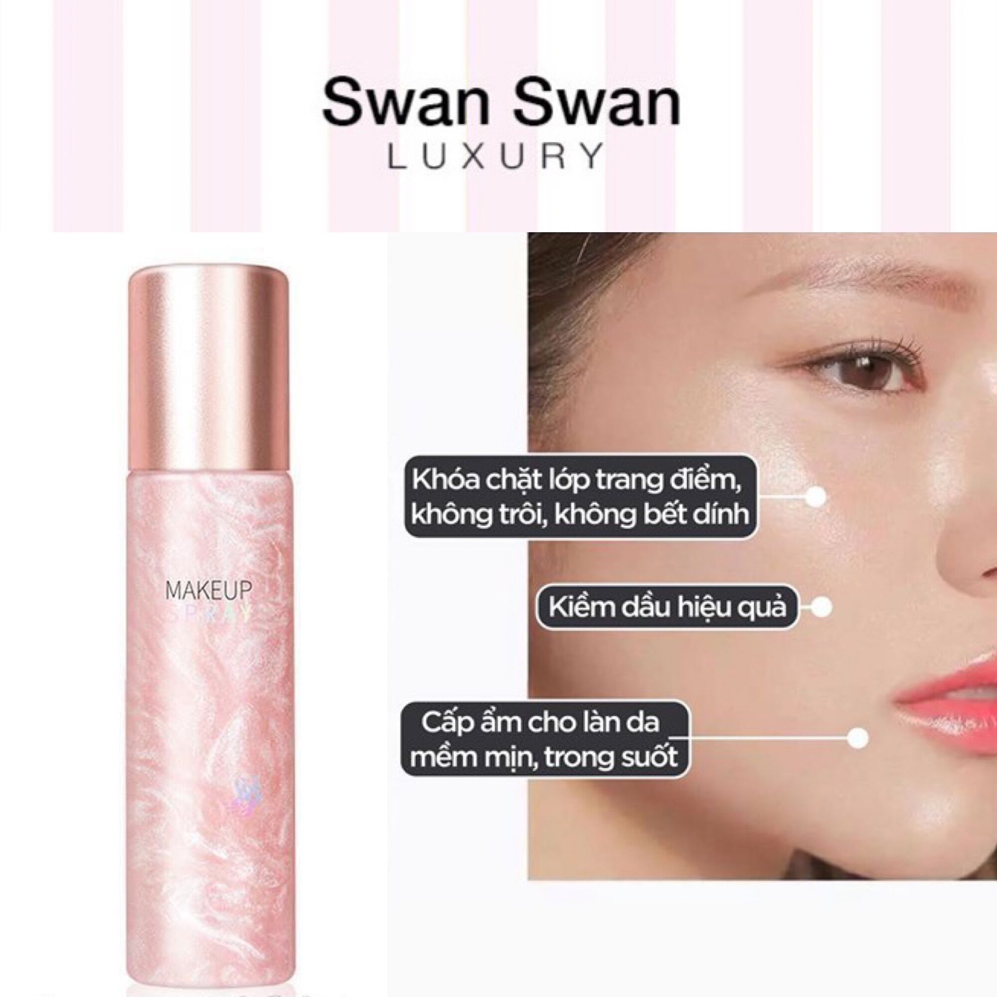 Xịt Khoá Make Up Hàn CaiCi 120ml