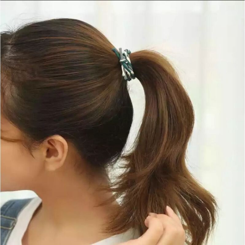 Set 5 dây cột tóc nữ xoắn bền đẹp
