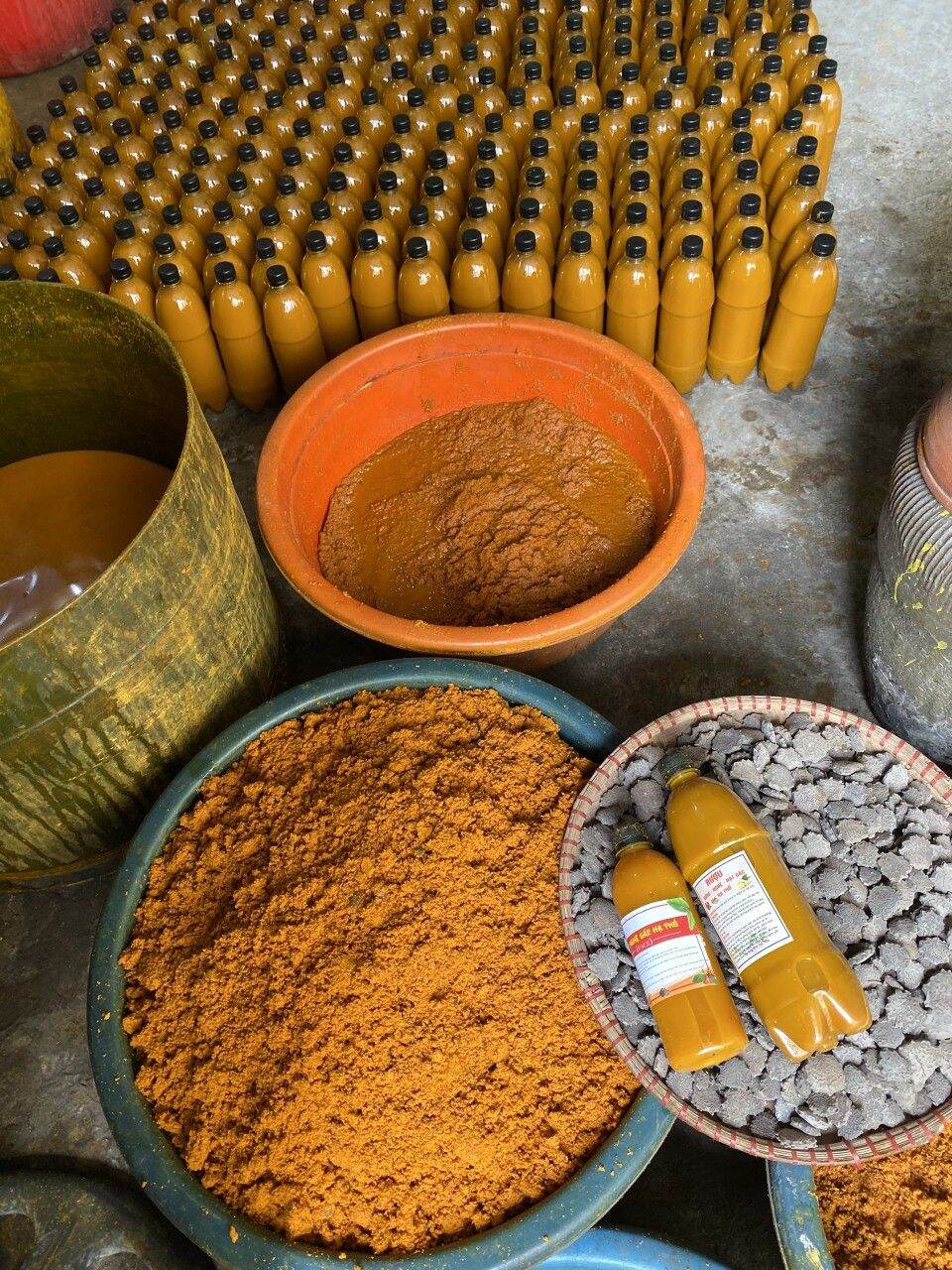 Cốt nghệ gấc hạ thổ thoa mặt