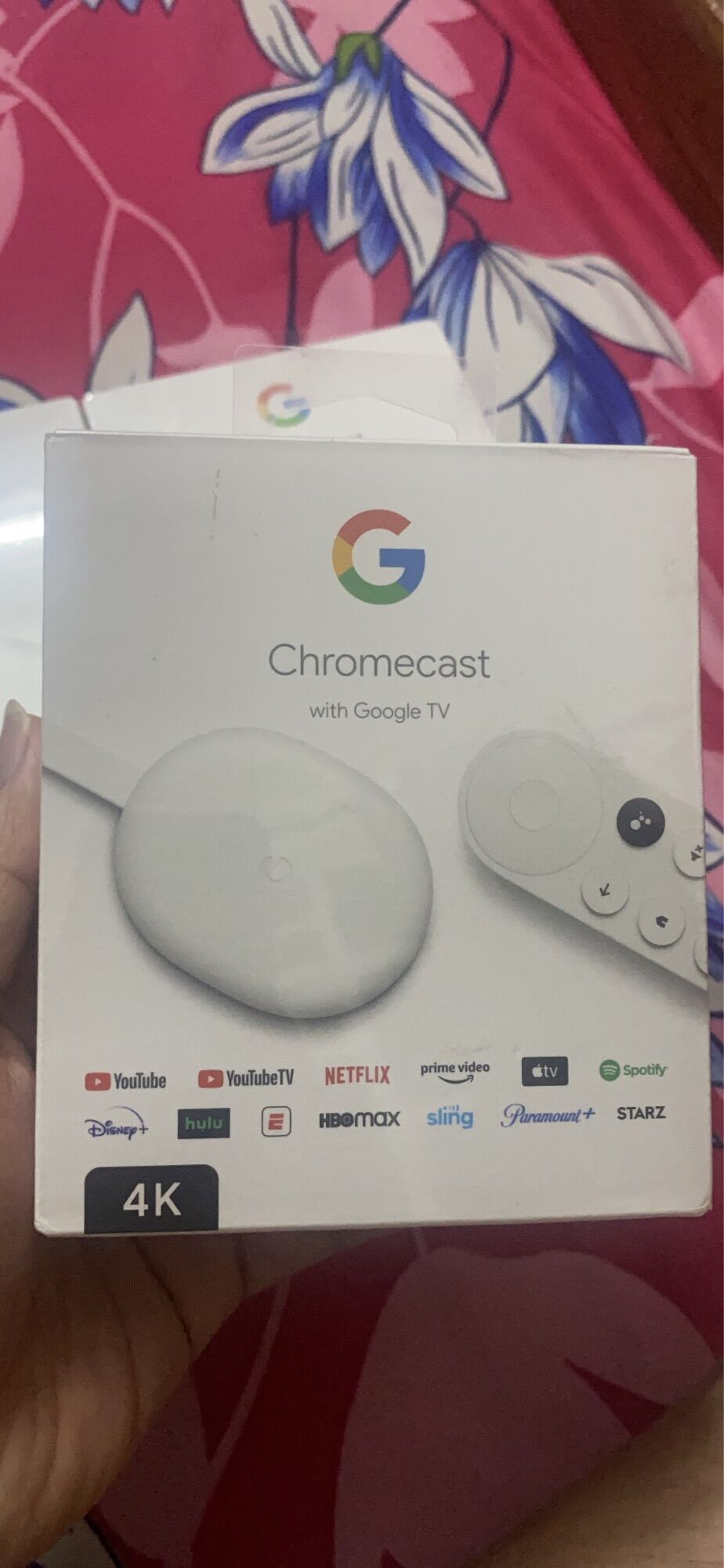Google chromecast TV 4k new seal full box