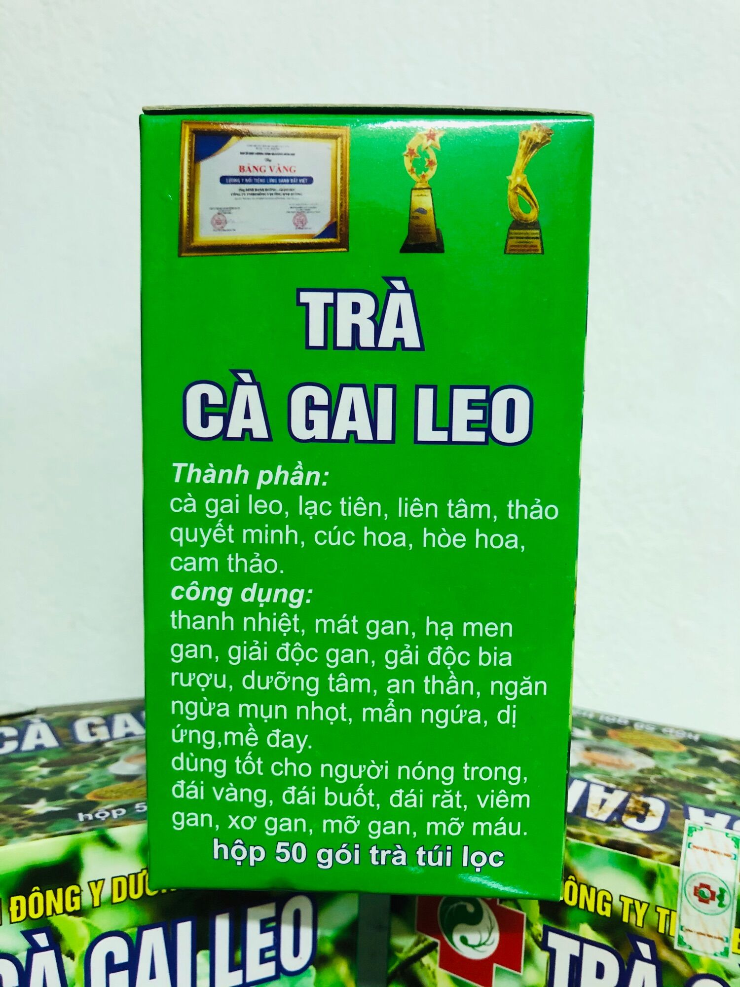 Hộp 50 Gói Trà Cà Gai Leo DSD