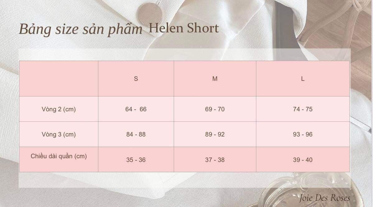 Quần dạ Helen Short by Joie Des Roses