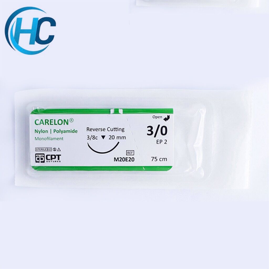 [CHÍNH HÃNG] Chỉ Phẫu Thuật Thẩm Mỹ Nhấn Mí CPT CARELON (Lẻ, tép) (2/0,3/0,4/0,5/0,6/0,7/0)