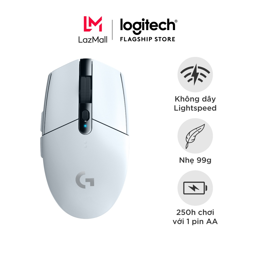 Chuột game không dây Lightspeed Logitech G304 - Cảm biến Hero 12k DPI nhẹ 6 nút lập trình on-board m