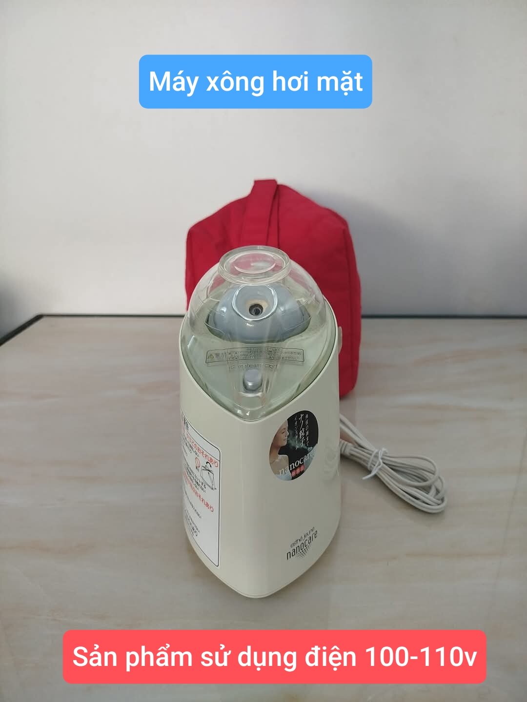 Máy xông hơi mặt NATIONAL EH2464, hàng si Nhật, thiết bị chăm sóc da, sử dụng điện 100-110v