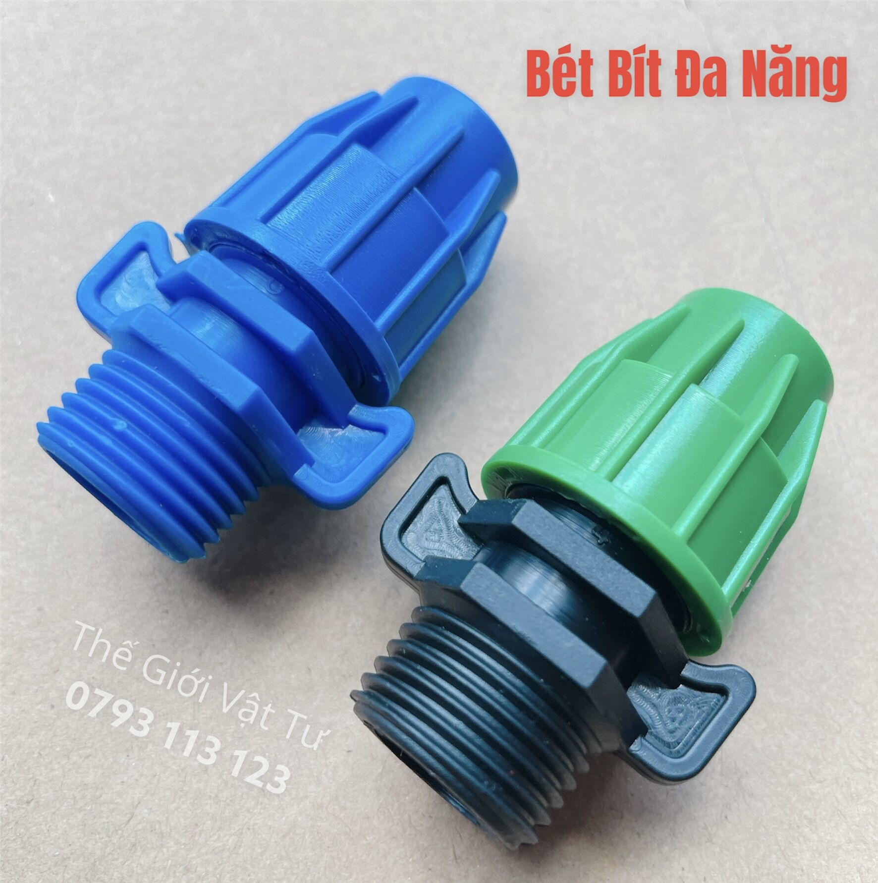 Bộ 10 Béc Bít Đa Năng Kèm Nối Phi 21 ( Béc Có Thể Phun Cao, Phun Ngang Tuỳ Chỉnh )