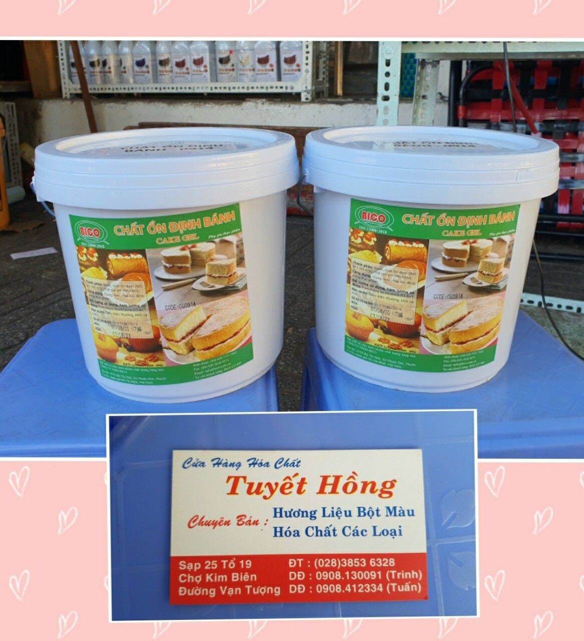 Chất ổn định bánh không màu bico - gel cake