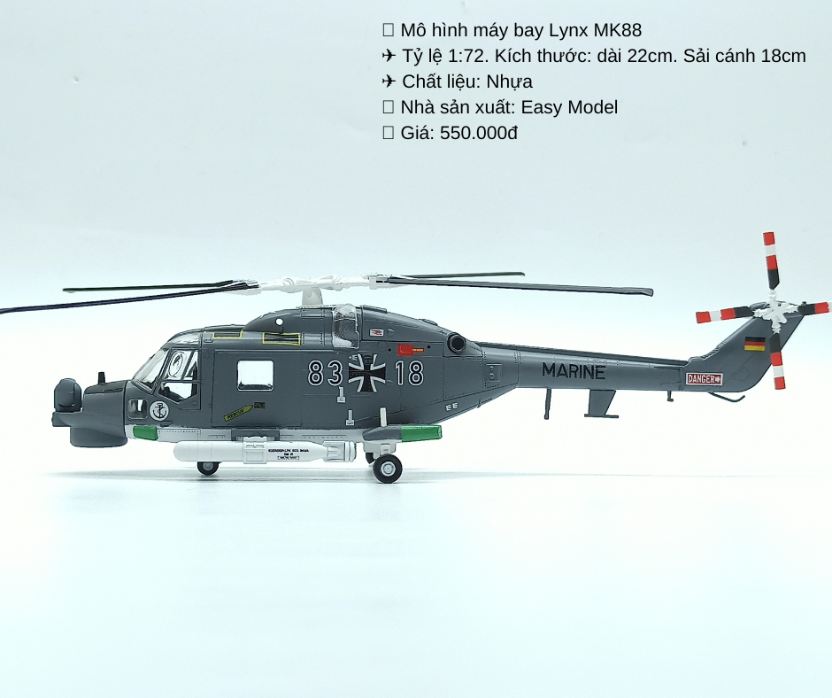 Mô hình máy bay trực thăng tỷ lệ 1/72