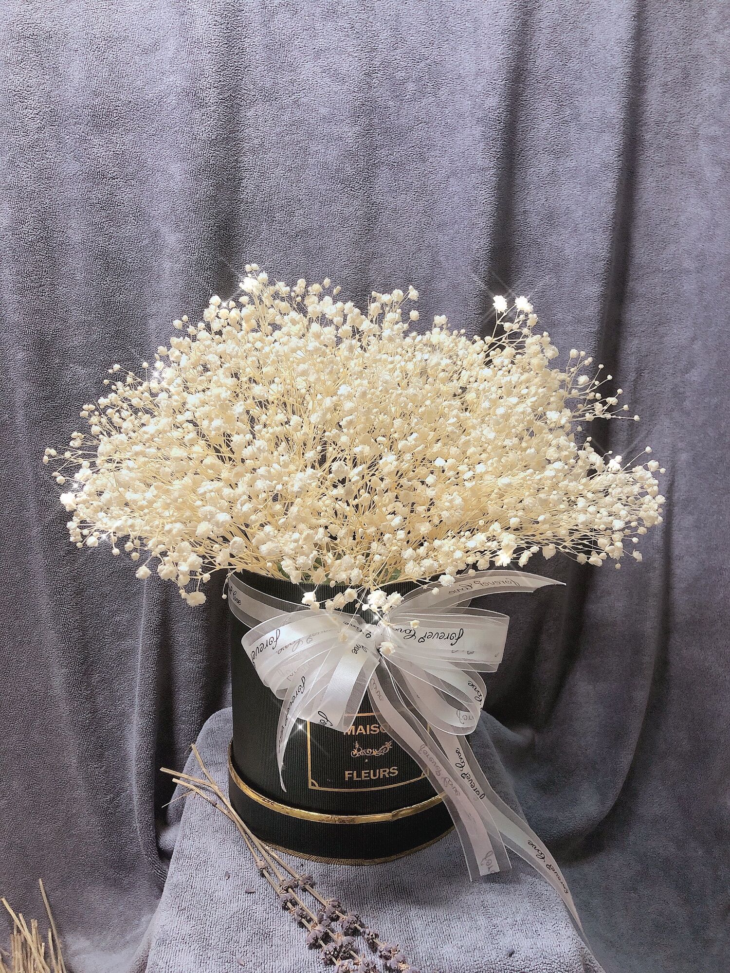 Hộp trụ tròn cắm hoa 16cm