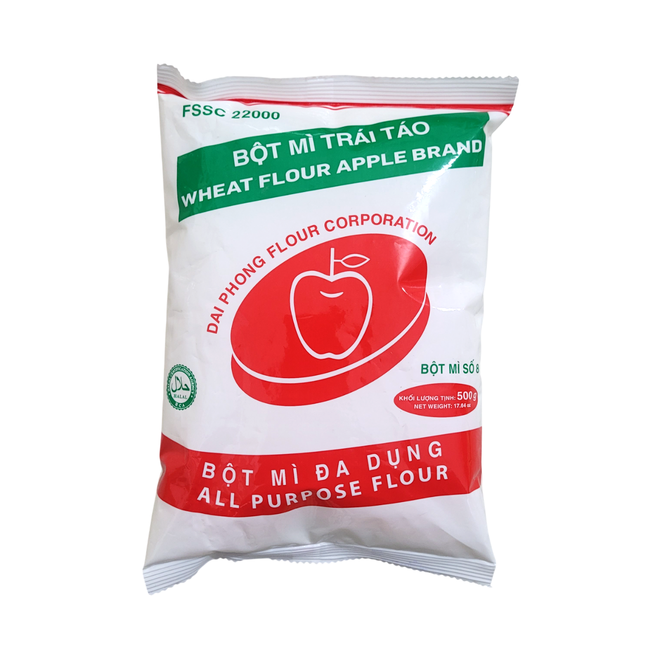Bột mì trái táo bột mì đa dụng bột mì số 8 túi 500gr