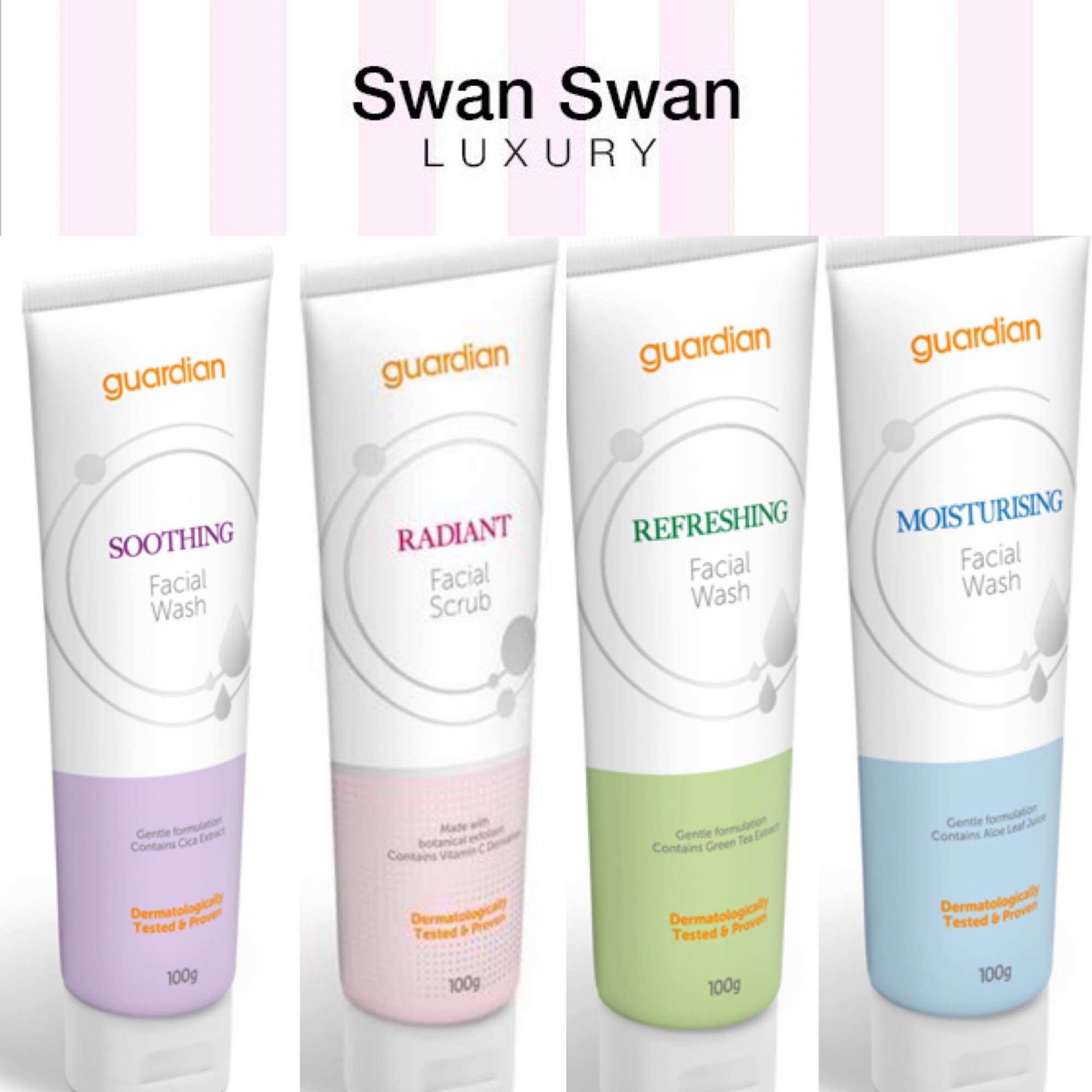 Sữa rửa mặt tẩy tế bào chết guardian cho mặt 100g