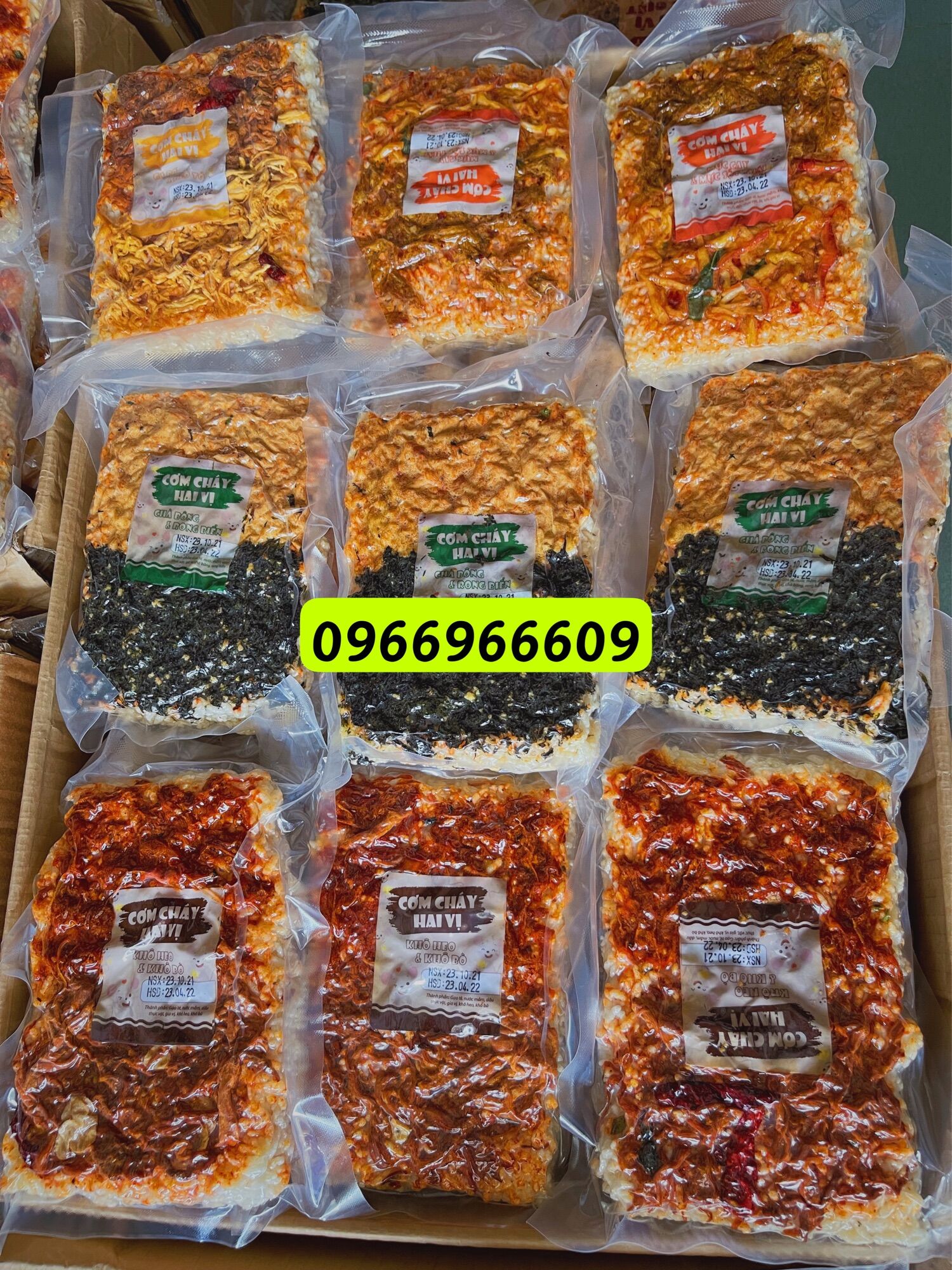 CƠM CHÁY ĐẶC BIỆT - Vị Chà Bông & Trứng Muối 180g