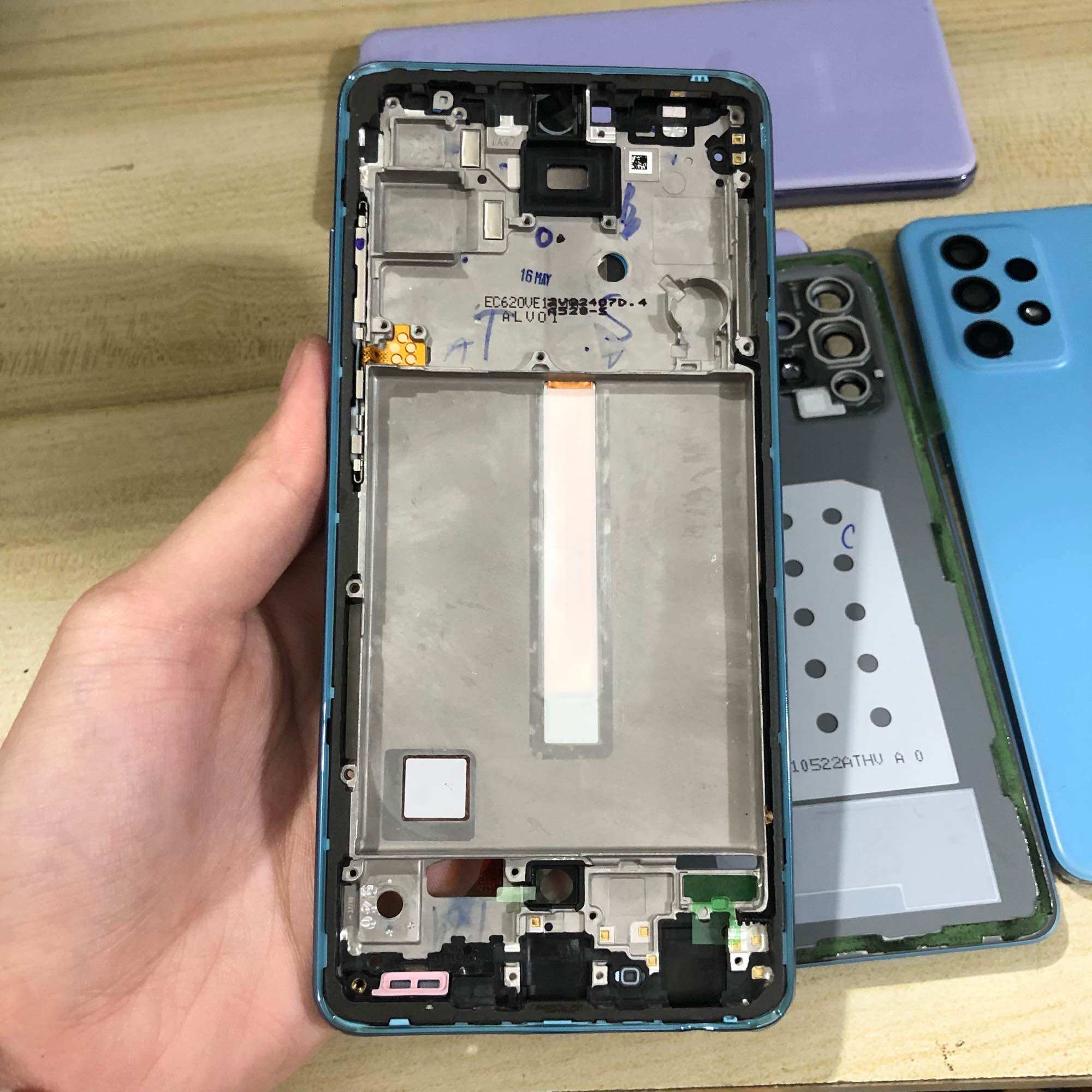 Bộ Vỏ + Sườn  Samsung A52 Zin Hàng Cao Cấp.
