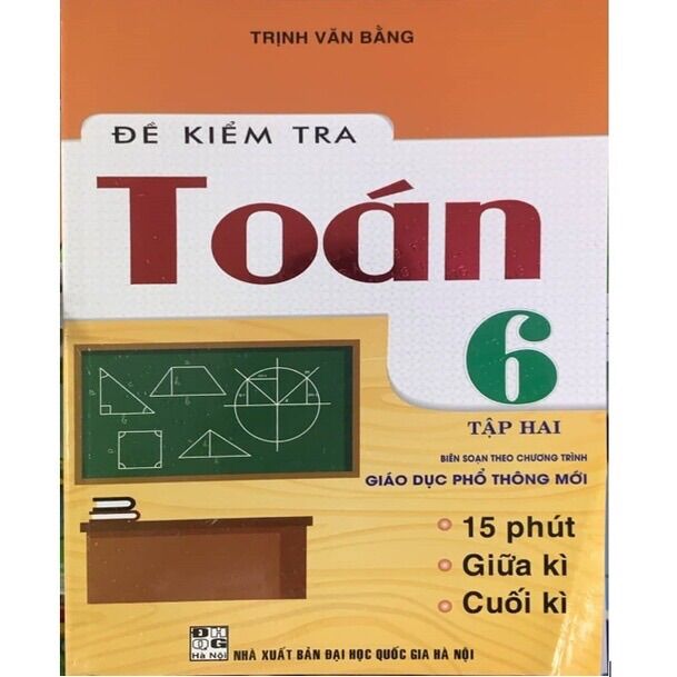 Sách - (Combo 2 tập) Đề Kiểm Tra Toán 6