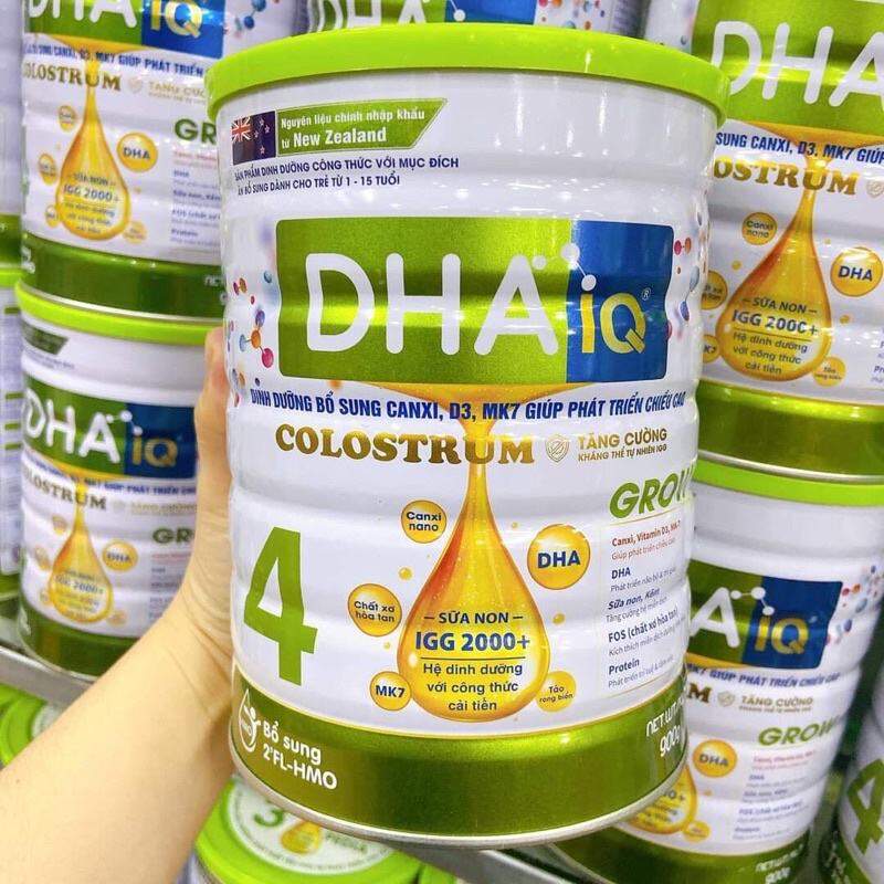 Sữa bột DHA IQ GROW số 4_ 900g date mới