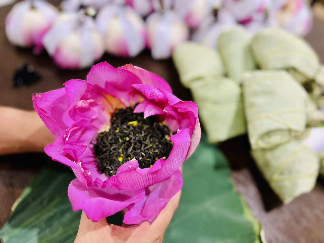 Trà Búp Sen Hồ Tây (Trà Tiền Minh hảo hạng)