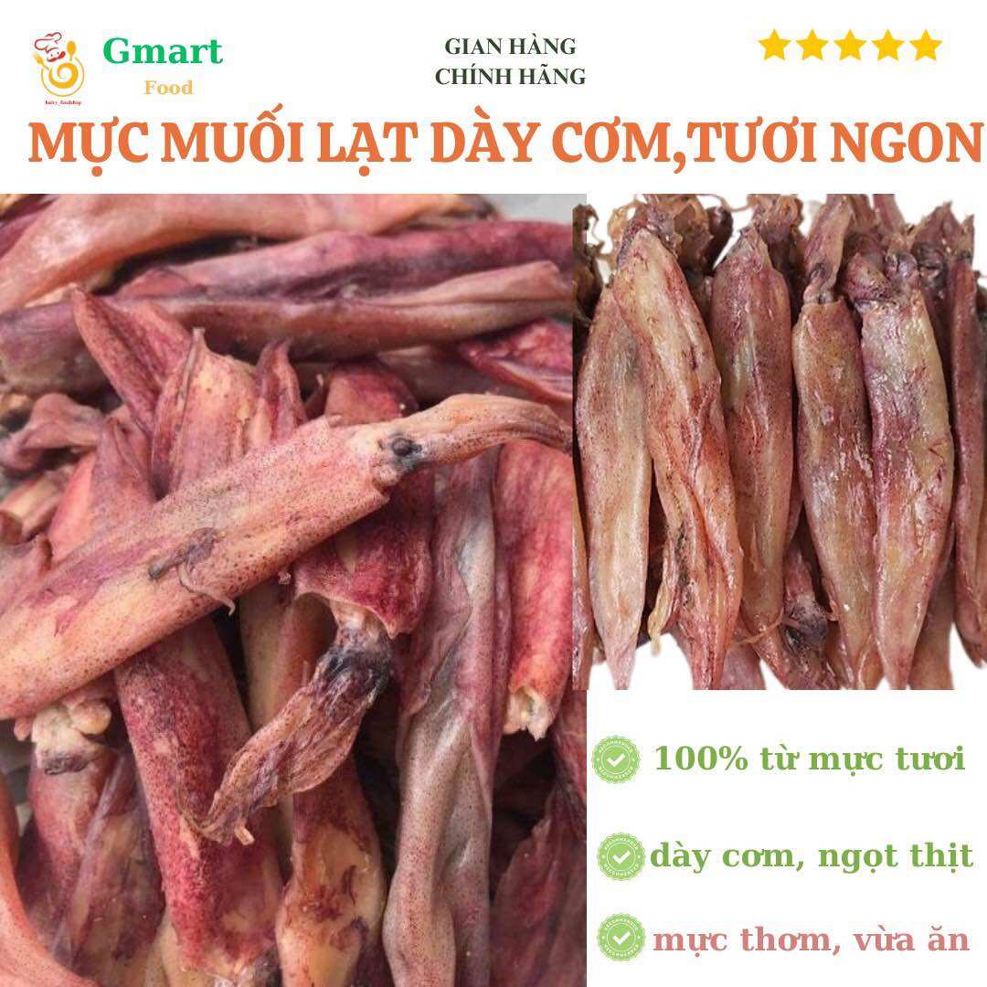 Mực muối lạt loại đặc biệt bao ngon cơm 0,5kg