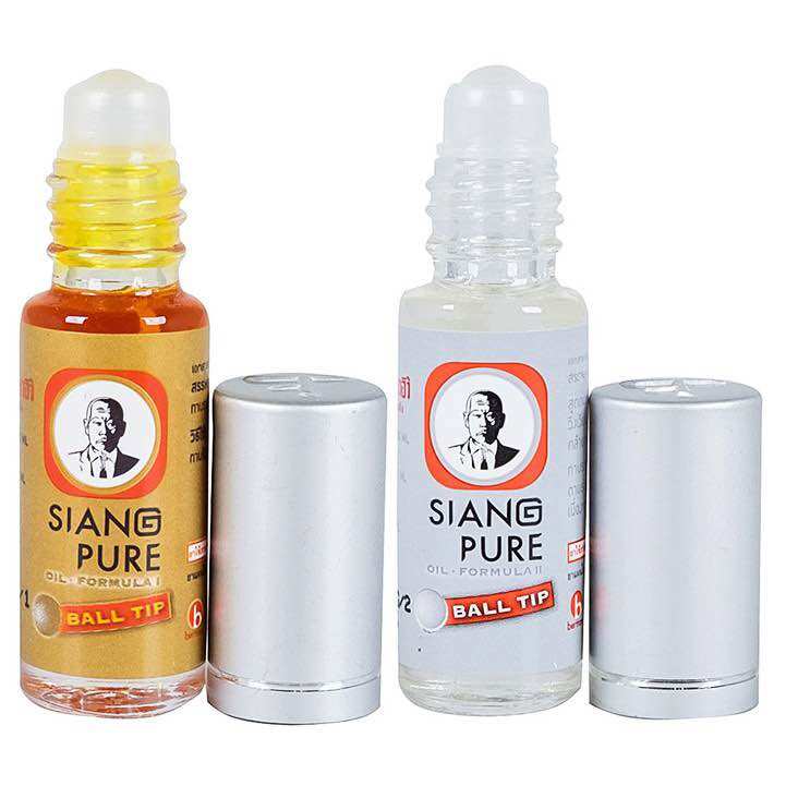 Dầu lăn ông già siang pure thái lan - chai 3cc