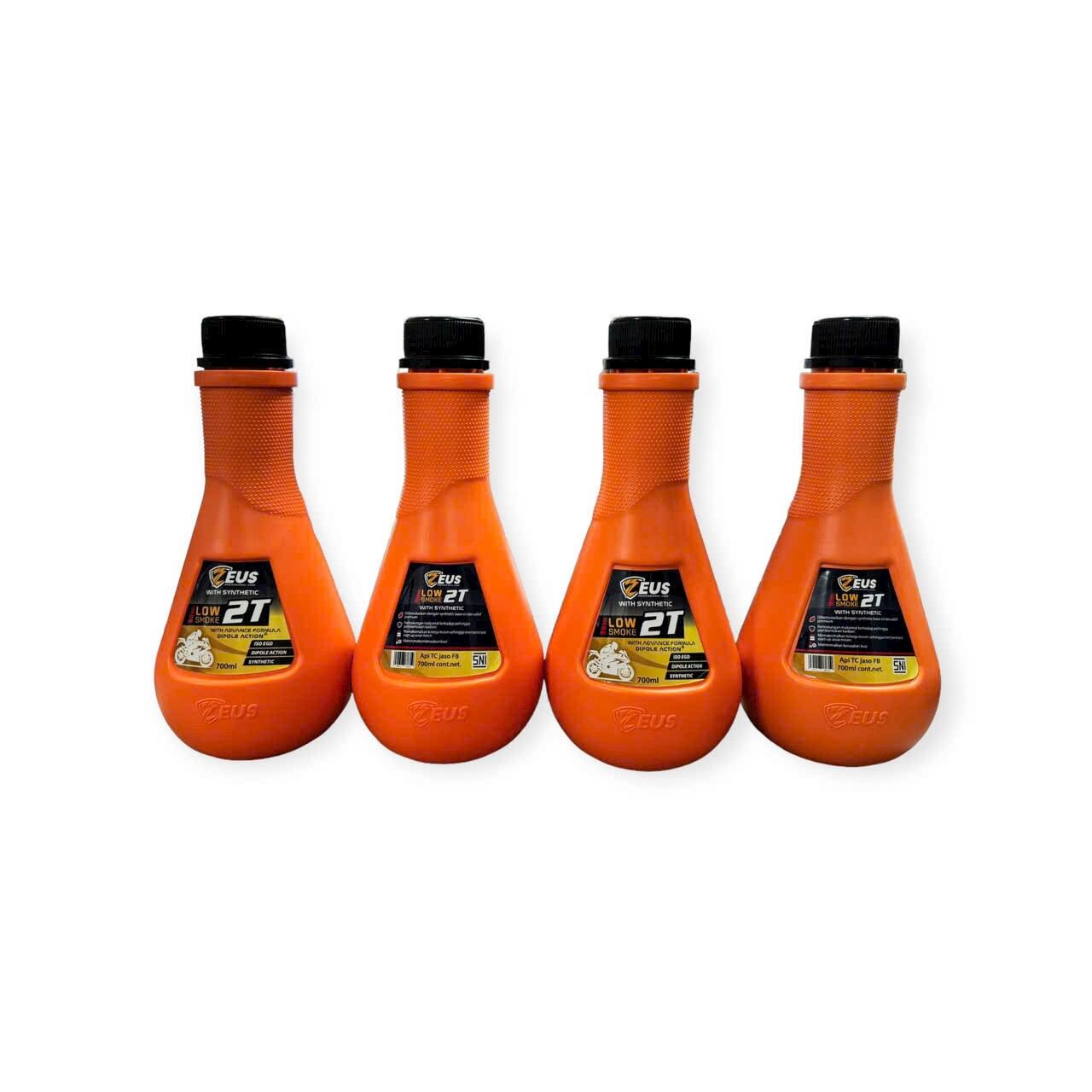Dầu nhớt thơm pha xăng cho xe 2 Thì 2T Cam Orange 700ML sản xuất tại Indonesia