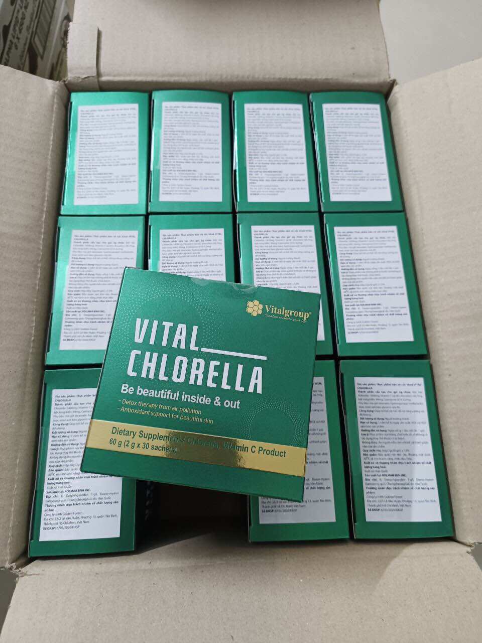 Tảo lục chlorella vital