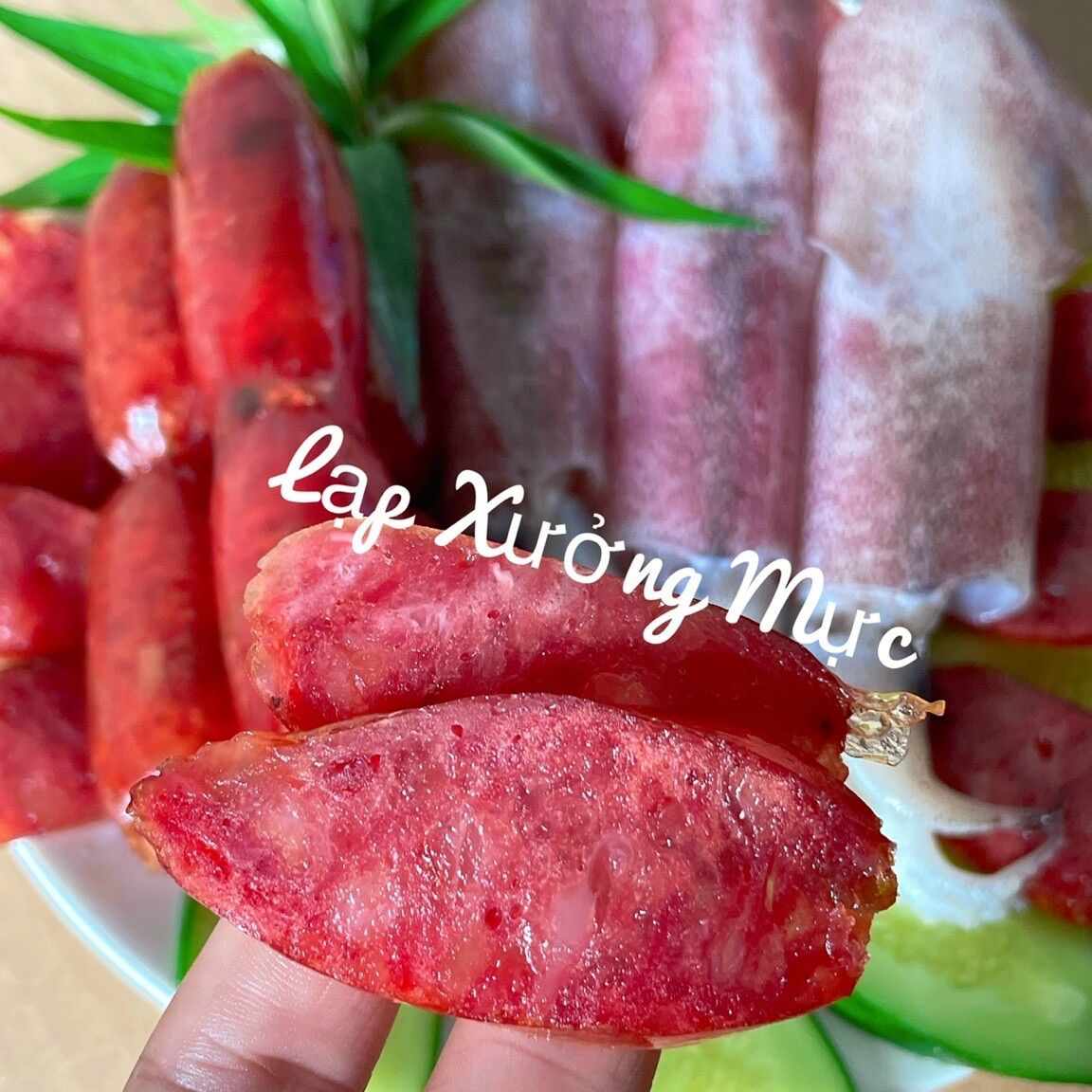 Lạp xưởng mực gói 500gr