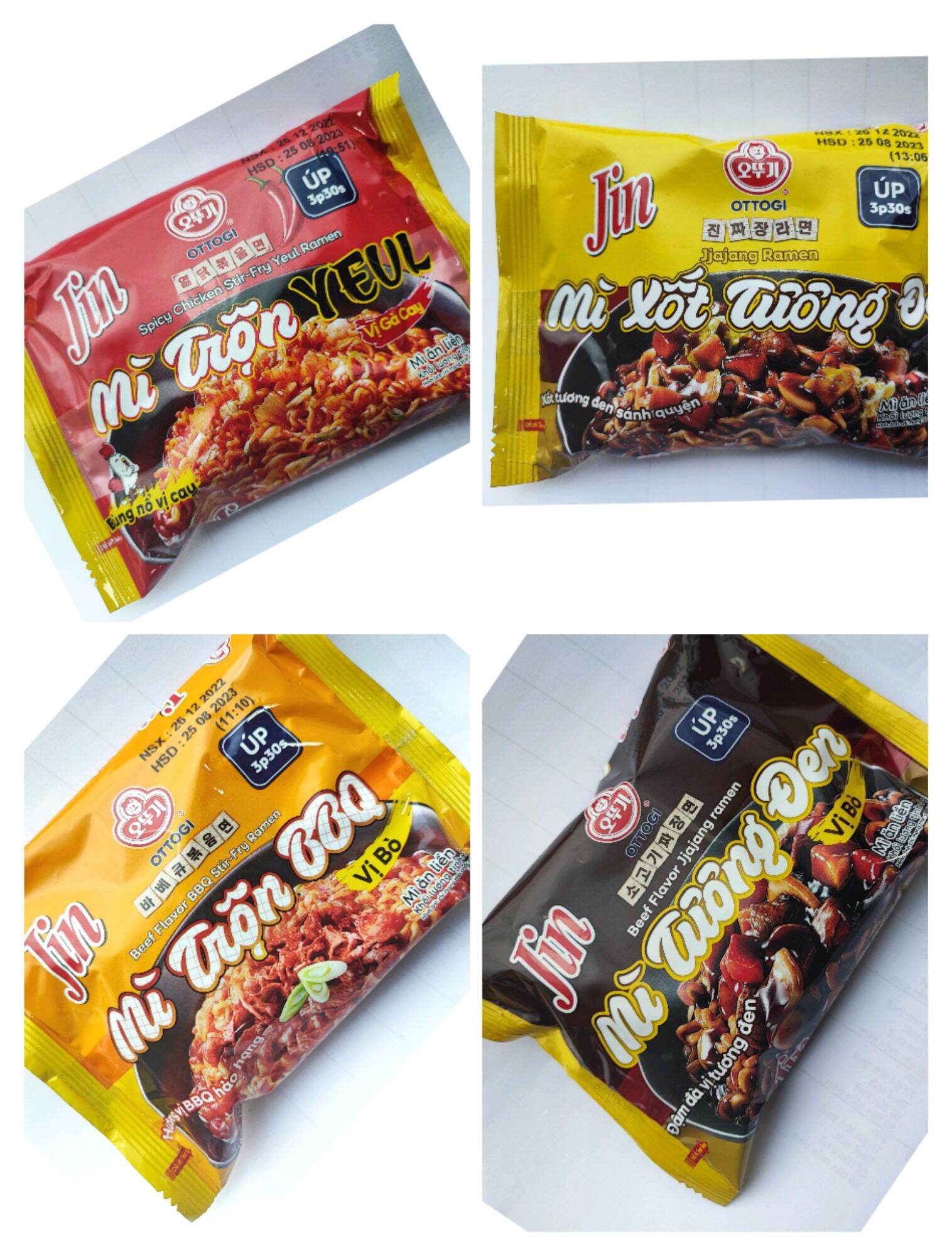 Mì ăn liền- mì trộn 4 loại ottogi