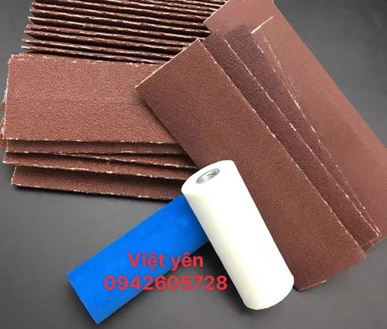 Trục nhám lu gắn máy mài