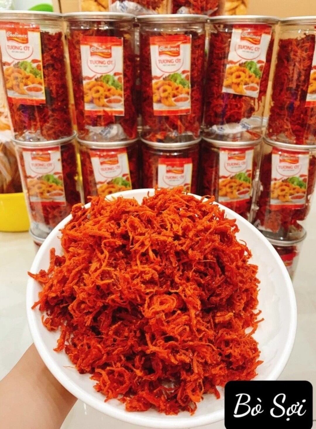 [HCM] Khô bò sợi đỏ thượng hạng 250gr