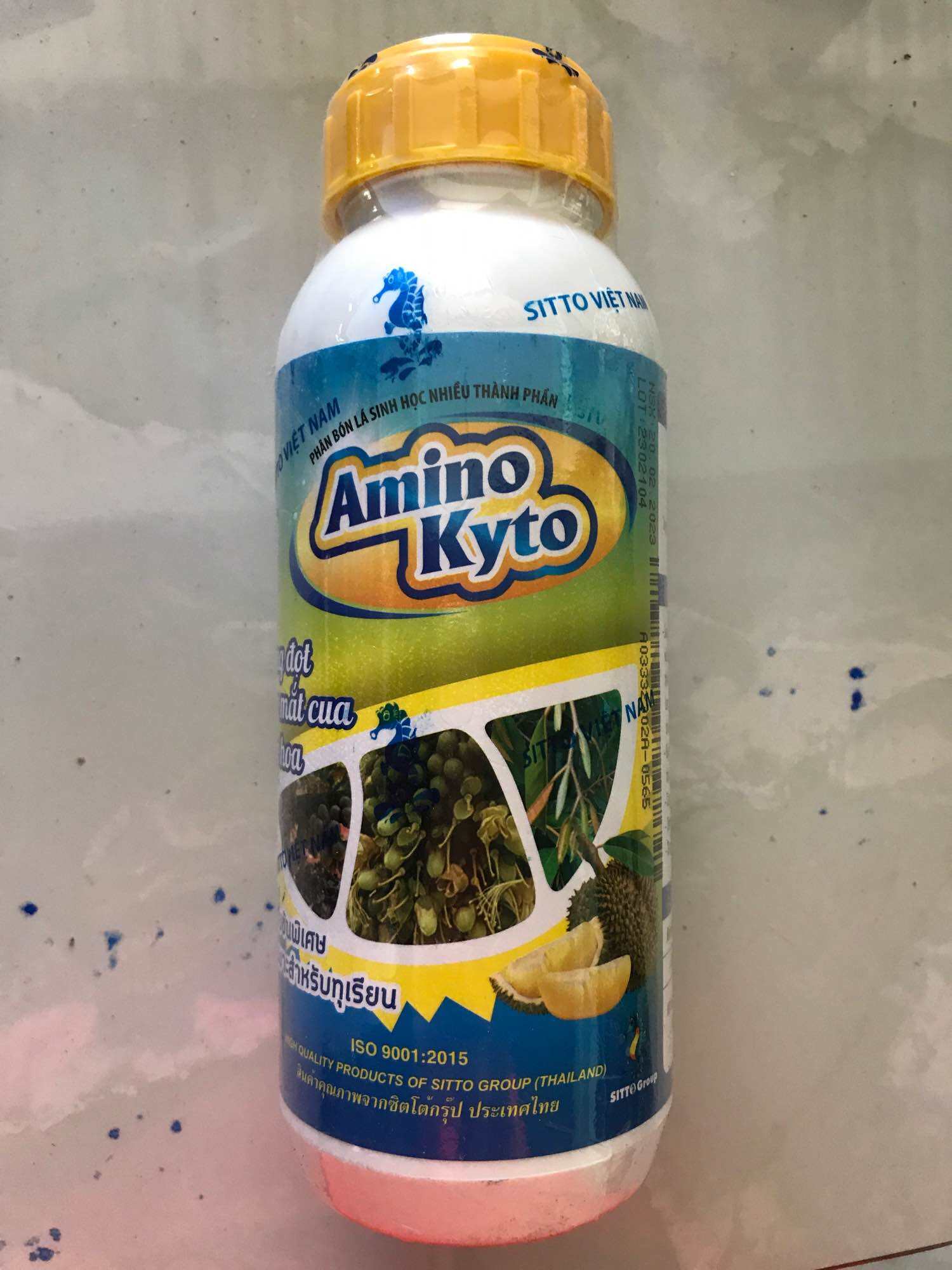 (Thanh Phúc 64) Phân bón lá sinh học Amino Kyto, thể tích: 500ml Dưỡng đọt, sáng hoa, kích ra hoa đồng loạt, tăng khả năng thụ phấn hạn chế nấm bệnh tấn công..