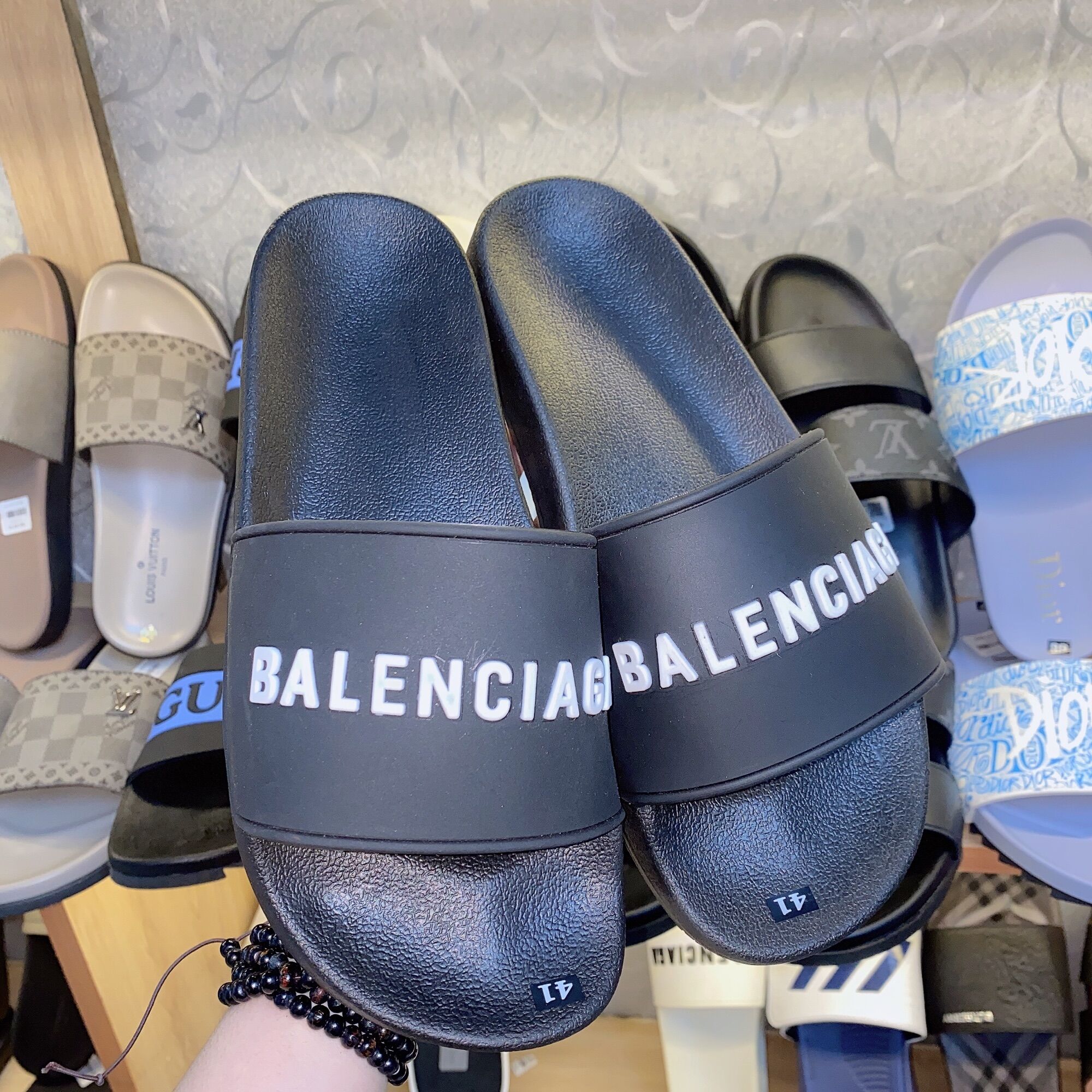 Dép balenciaga quai ngang nam nữ